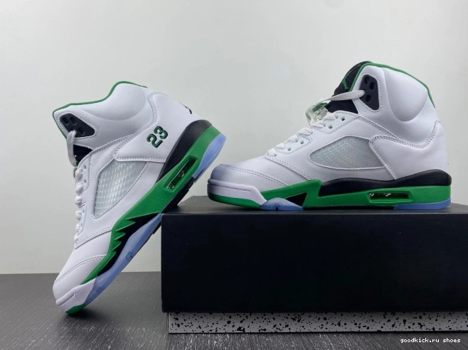 Green DD9336-103 WMNS Lucky Air Jordan 5 0711